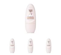 Tulipán Negro Antitranspirante Roll-on Coco Pure White 50 ml, 0% Alcohol y Colorantes, Sudor Controlado (Paquete de 4)