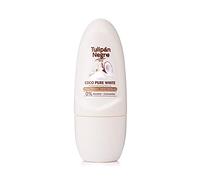 Tulipán Negro - Antitranspirante Roll-On Coco Pure White, Desodorante con Fragancia Dulce y Tropical, 0% Alcohol y Colorantes, Control del Sudor, 50 ml