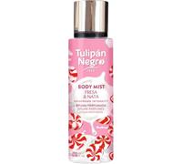 Tulipán Negro - Body Mist Fresa y Nata, Bruma Corporal con Fragancia Dulce y Cremosa, Aroma Suave y Delicioso para Uso Diario, 250 ml