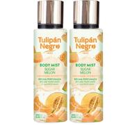 TULIPÁN NEGRO, BODY MIST SUGAR MELON 250ML (Paquete de 2)