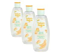 Tulipán Negro - Body Oil Sugar Melon, Aceite Corporal Nutritivo con Fragancia Dulce y Tropical, Hidratación y Suavidad para la Piel, 200 ml (Paquete de 3)