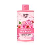 Tulipán Negro - Champú Micelar High Volume, Volumen para Cabello Fino y con Poca Densidad, con Pantenol y Creatina, 400 ml