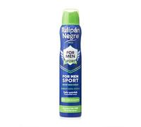 Tulipán Negro | Desodorante Spray for Men Sport 200 ml |Antitranspirante Efecto Energy Cool | Control del Sudor Todo el Día | Fragancia Masculina Duradera