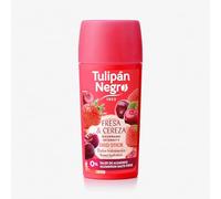 Tulipán Negro Desodorante Stick Fresa y Cereza 60 ml, Sin Sales de Aluminio, Sudor Controlado