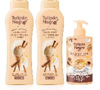 TULIPAN NEGRO - Dúo Leche y (Gel de Baño + Loción Corporal)