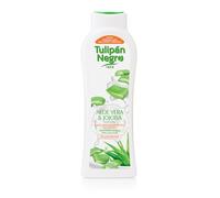 Tulipán Negro - Gel de Baño Aloe Vera & Jojoba, Gel de Ducha Nutritivo e Hidratante con Extracto de Aloe y Aceite de Jojoba, 650 ml