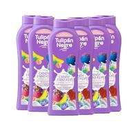 Tulipán Negro - Gel de Baño Candy Fantasy, Nutritivo e Hidratante, Gel de Ducha con Fragancia Dulce, 650 ml (Pack 6 unidades)