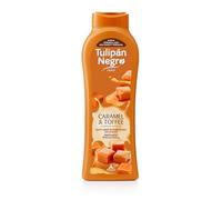 Tulipán Negro Gel de Baño Caramel & Toffee, 650 ml | Gel de Ducha Nutritivo e Hidratante con Fragancia Dulce a Caramelo y Extracto de Semilla de Café