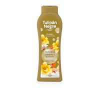 Tulipán Negro - Gel de Baño Hidratante Ámbar y Sándalo 650 ml | Fragancia Floral Duradera | Ritual de Cuidado Diario