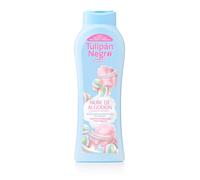 Tulipán Negro Gel de Baño Nube de Algodón, 650 ml | Gel de Ducha Nutritivo e Hidratante con Fragancia a Algodón de Azúcar para una Piel Suave y Perfumada