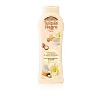 Tulipán Negro - Gel de Baño Nutritivo e Hidratante Vainilla y Macadamia 650 ml, Dulce Aroma