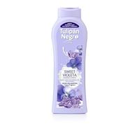 Tulipán Negro - Gel de Baño Sweet Violeta, Nutritivo e Hidratante, Gel de Ducha con Fragancia Floral Dulce, 650 ml