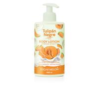 Tulipán Negro - Loción Corporal Sugar Melon con Dosificador, Hidratación Intensa para Todo Tipo de Pieles, Crema Corporal con Fragancia Dulce a Melón, 400 ml