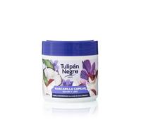 Tulipán Negro Mascarilla Pelo Suave y Liso, Cabello Encrespado, 400 ml | Efecto alisador con aceite de coco y queratina que controla el encrespamiento. Cabello suave y liso. Uso tras el champú.