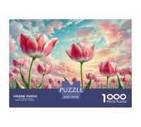 Tulipán Puzzles Imposible,desafío for Adults piante Fiori Bellissimo Juego Educativo 1000 Piezas Obra De Arte De Juego De para AdultosRegalos A Partir De 8 Años 70x50cm/1000pcs