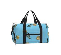 Tulipanes Amarillos Dibujados a Mano,Bolso Deportivo Bandolera de Mano, Bolsa de Deporte, Bolsa de Viaje de Gran Capacidad para Mujeres y Hombres.