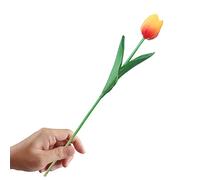 Tulipanes Multicolor Flores Artificiales | Tulipanes Tulips Real Touch Flores falsas - de simulación para el arreglo Fiesta de la Boda de Pascua Primavera Decoración del comedor del hogar Adawd