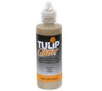 Tulipano Glitter tessuto dimensionale dipingere 4 once-oro