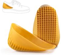 Tuli Taloneras clásicas, para fascitis plantar, absorción de impactos, amarillo, grande