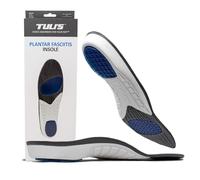 Tuli's Plantar Fasciitis Insoles - Plantillas de Soporte Integral para Fascitis Plantar, Arcos y Alivio de Dolores del Pie, Amortiguación Antichoque Premium, 1 Par, X-Grande