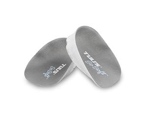 Tuli's So Soft - Talonera de gel multicelular para zapatos - Absorbe golpes, ayuda a aliviar el dolor en el talón - Perfil bajo, superficie exterior suave - Talla grande