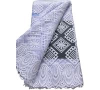 Tulle Mesh Sequince Lace Fabric White Net For Sewing Women Wedding Dresses(1 Mesh Fabric)