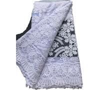 Tulle Mesh Sequince Lace Fabric White Net For Sewing Women Wedding Dresses(5 Mesh Fabric)