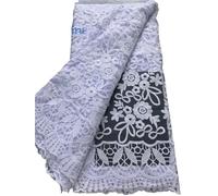 Tulle Mesh Sequince Lace Fabric White Net For Sewing Women Wedding Dresses(7 Mesh Fabric)