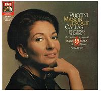 Tullio Serafin und Coro e Orchestra del Teatro alla Scala di Milano / Maria Callas / Giuseppe di Stefano / Giulio Fioravanti / Franco Calabrese / Fiorenza Cossotto u.a. - Puccini: Manon Lescaut (Gesamtaufnahme in italienischer Sprache) [Vinyl Schallplatte] [2 LP Box-Set]