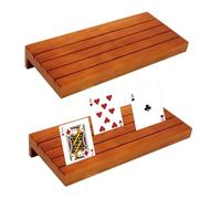 Tulov 2 soportes para tarjetas para niños, soporte para tarjetas de juego, soporte para tarjetas de juego, soporte para tarjetas, manos libres con rayas antideslizantes para niños y personas mayores