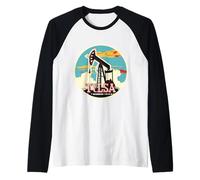 Tulsa Oklahoma Ok Oil Capital tee Orgulloso Heritage City Spirit Camiseta Manga Raglan