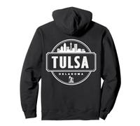 Tulsa Oklahoma USA City Travel Diseño Urbano Sudadera con Capucha