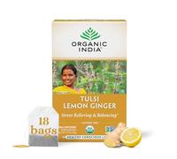Tulsi albahaca santa t_, lim_n jengibre, Cafe_na - Organic India