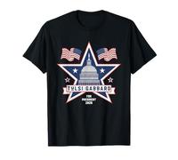 Tulsi Gabbard 2028 para el Capitolio Patriótico Presidente Estrella Camiseta