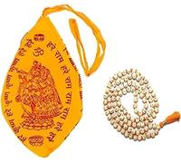 Tulsi Liebre Rama Hare Krishna Tulsi Santa Albahaca Japa Mala Energizado Hindú Tibetano Budista para cantar mantra anudado a mano Tulsi Neck Mala (cuentas de 8 mm, número 108)
