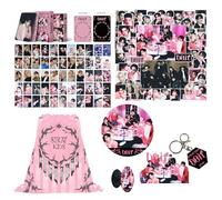 Tulufanskrr Set de regalo para fans de SK Merch Kpop, mercancía Kpop para Stay, SKZ DOIT New Ablum, mochila, tarjeta fotográfica, llavero, adhesivo para teléfono móvil