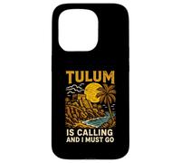 Tulum Is Calling I Must Go Vintage Women's Beach Life Carcasa para iPhone 15 Pro