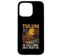 Tulum Is Calling I Must Go Vintage Women's Beach Life Carcasa para iPhone 15 Pro MAX