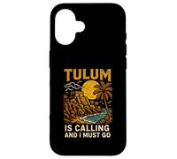 Tulum Is Calling I Must Go Vintage Women's Beach Life Carcasa para iPhone 16