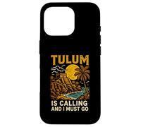 Tulum Is Calling I Must Go Vintage Women's Beach Life Carcasa para iPhone 16 Pro