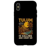 Tulum Is Calling I Must Go Vintage Women's Beach Life Carcasa para iPhone X/XS