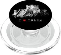 Tulum Sitio Maya México Ruinas Vintage Caribe Riviera Maya PopSockets PopGrip para MagSafe
