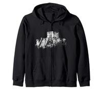 Tulum Sitio Maya México Ruinas Vintage Caribe Riviera Maya Sudadera con Capucha