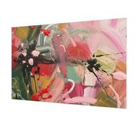 Tulup Fotomural 104x70 cm Fácil Limpieza para Dormitorio, Sala de Estar e Recibidor Cola Incluida Moderna Decoración de Pared Fotográfico - Caos colorido