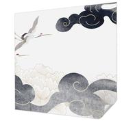 Tulup Fotomural Adhesivo 250x250 cm Autoadhesivo Moderna Decoración de Pared Resistente a las Manchas Fotográfico para Dormitorio, Sala de Estar e Recibidor - Grullas en vuelo