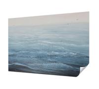 Tulup Fotomural Autocolante 108x146 cm para Dormitorio, Sala de Estar e Recibidor Resistente a las Manchas Fotográfico Autoadhesivo Moderna Decoración de Pared - El mar está en calma