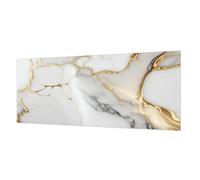 Tulup Papel Pintado en Fliselina 250x104 cm para Dormitorio, Sala de Estar e Recibidor Fácil Limpieza Fotográfico Cola Incluida Moderna Decoración de Pared - Elegancia del mármol