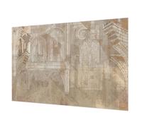 Tulup Papel Pintado Vintage 152x104 cm Fotográfico Cola Incluida para Dormitorio, Sala de Estar e Recibidor Fácil Limpieza Moderna Decoración de Pared - Adornos históricos