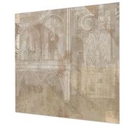 Tulup Papel Pintado Vintage 250x250 cm Fotográfico Cola Incluida para Dormitorio, Sala de Estar e Recibidor Fácil Limpieza Moderna Decoración de Pared - Adornos históricos