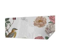 Tulup Papel Tapiz Adhesivo 250x104 cm Resistente a las Manchas para Dormitorio, Sala de Estar e Recibidor Autoadhesivo Moderna Decoración de Pared Fotográfico - Flores vintage